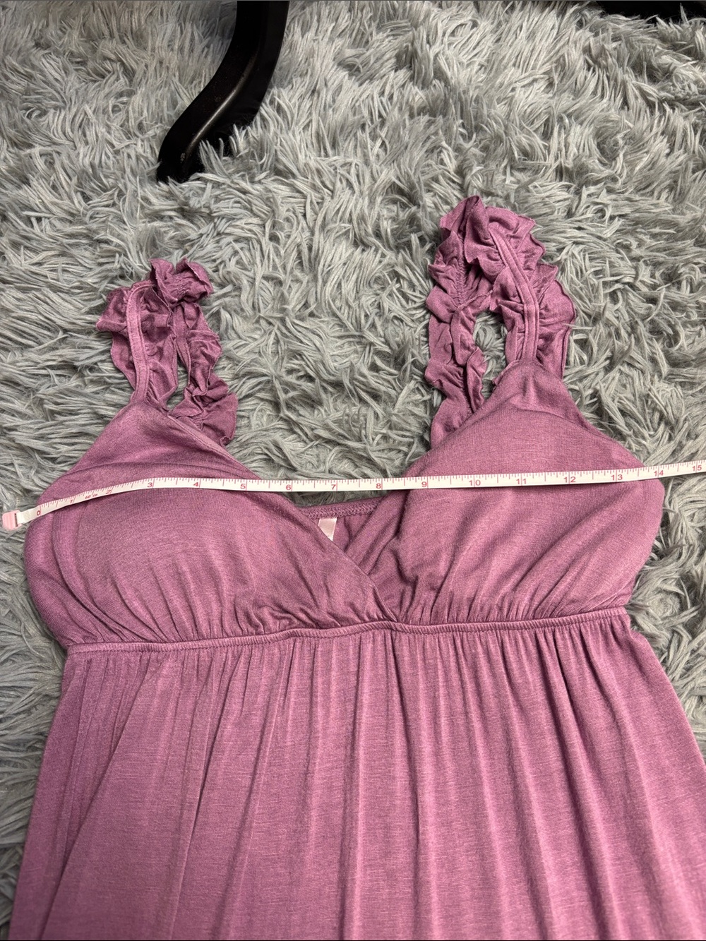 Y2K Ruffle-Shoulder Mini Dress - Picture 13 of 16